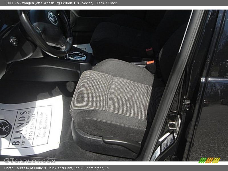 Black / Black 2003 Volkswagen Jetta Wolfsburg Edition 1.8T Sedan