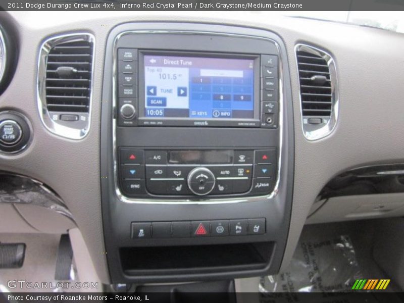 Controls of 2011 Durango Crew Lux 4x4