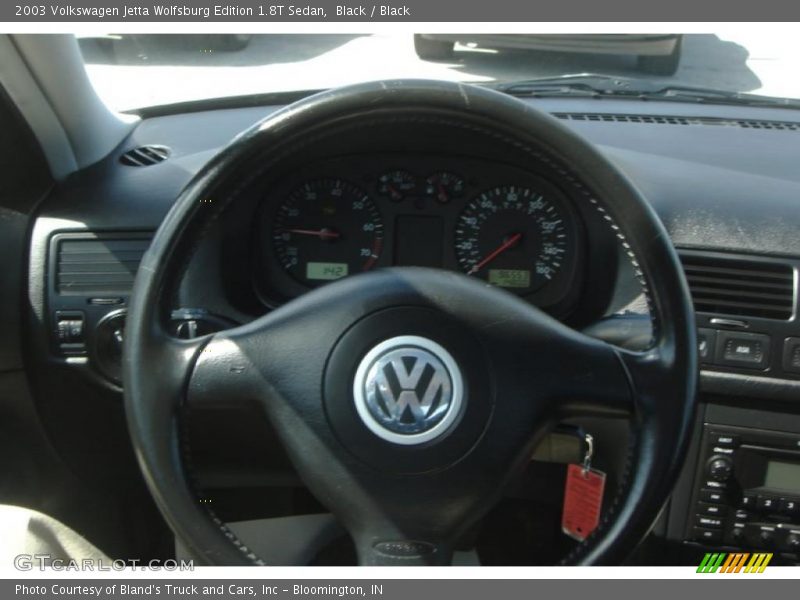 Black / Black 2003 Volkswagen Jetta Wolfsburg Edition 1.8T Sedan