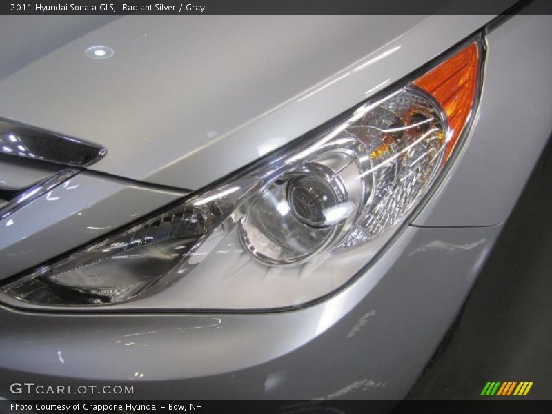 Radiant Silver / Gray 2011 Hyundai Sonata GLS