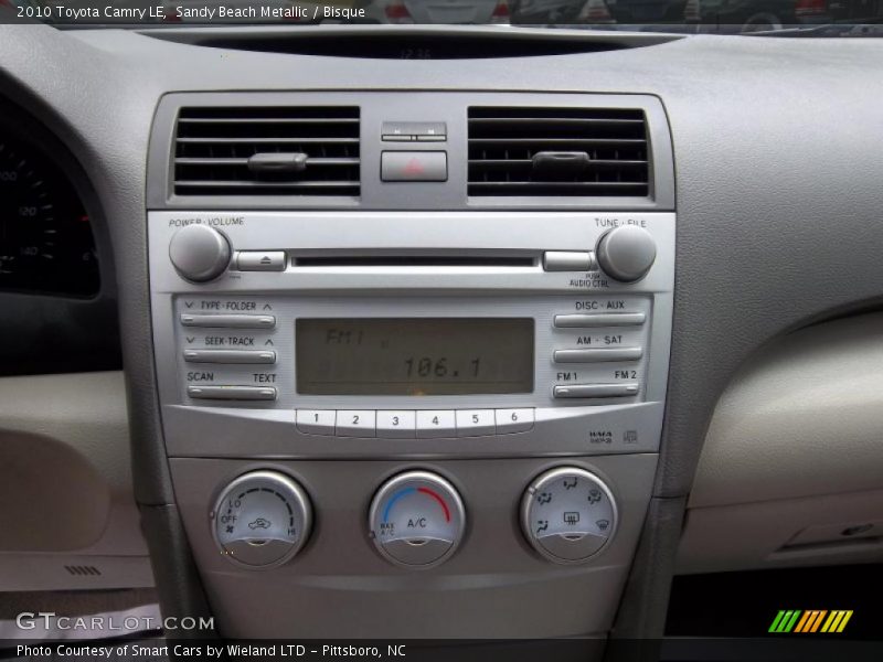 Sandy Beach Metallic / Bisque 2010 Toyota Camry LE