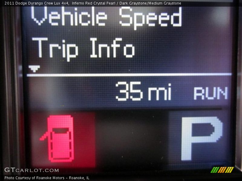 Inferno Red Crystal Pearl / Dark Graystone/Medium Graystone 2011 Dodge Durango Crew Lux 4x4