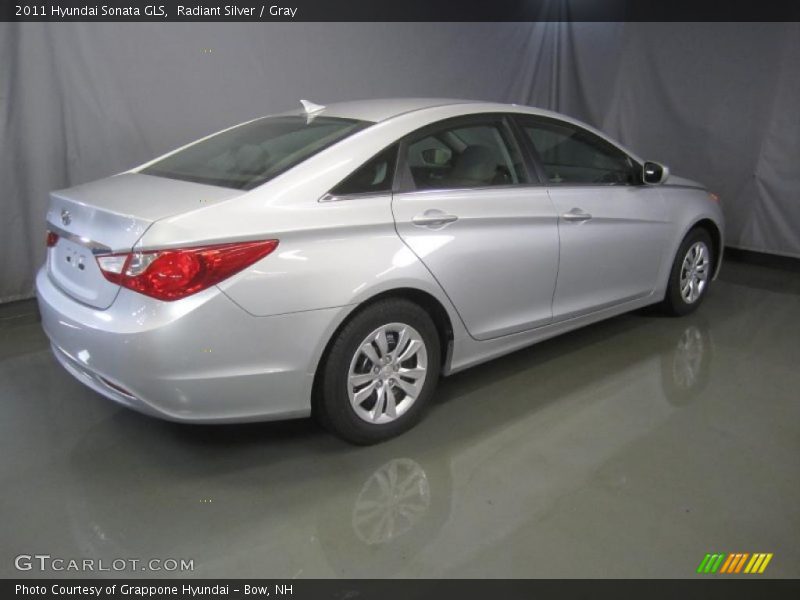 Radiant Silver / Gray 2011 Hyundai Sonata GLS