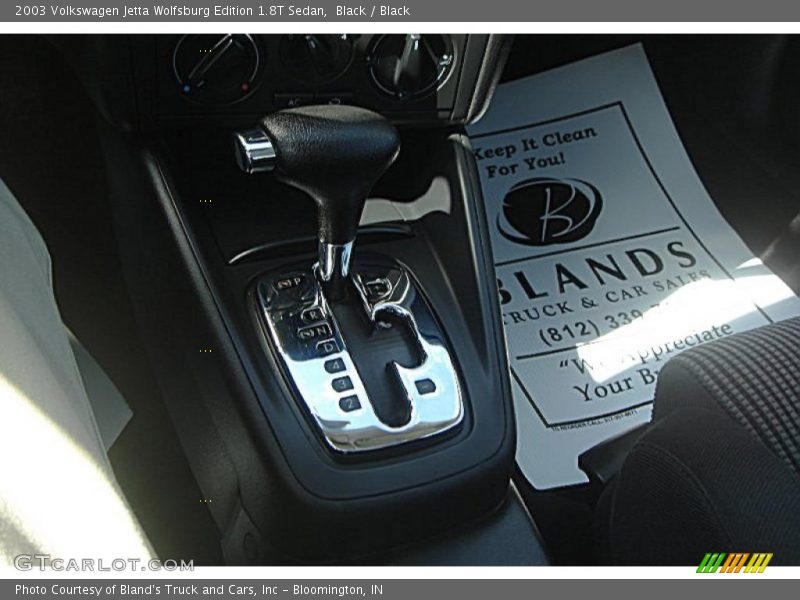 Black / Black 2003 Volkswagen Jetta Wolfsburg Edition 1.8T Sedan