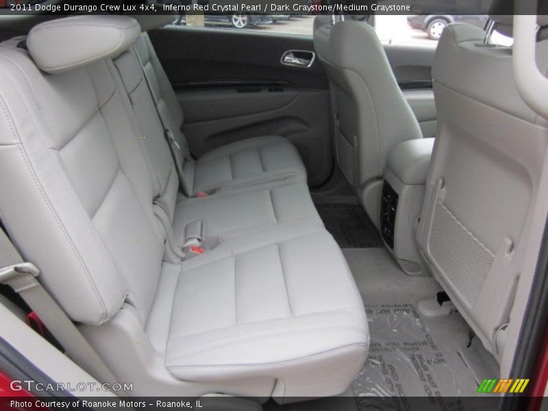Inferno Red Crystal Pearl / Dark Graystone/Medium Graystone 2011 Dodge Durango Crew Lux 4x4