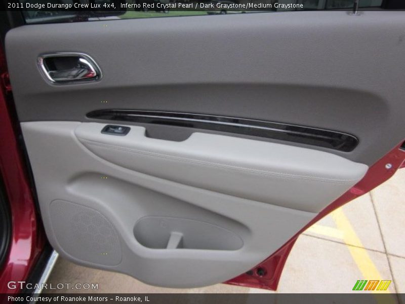 Inferno Red Crystal Pearl / Dark Graystone/Medium Graystone 2011 Dodge Durango Crew Lux 4x4