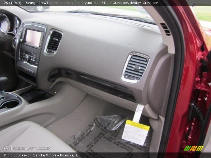 Inferno Red Crystal Pearl / Dark Graystone/Medium Graystone 2011 Dodge Durango Crew Lux 4x4