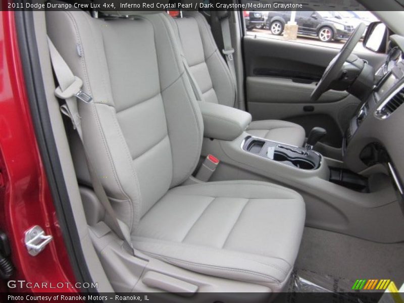 Inferno Red Crystal Pearl / Dark Graystone/Medium Graystone 2011 Dodge Durango Crew Lux 4x4
