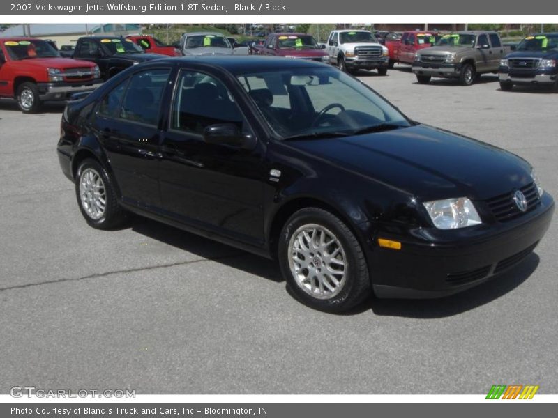 Black / Black 2003 Volkswagen Jetta Wolfsburg Edition 1.8T Sedan