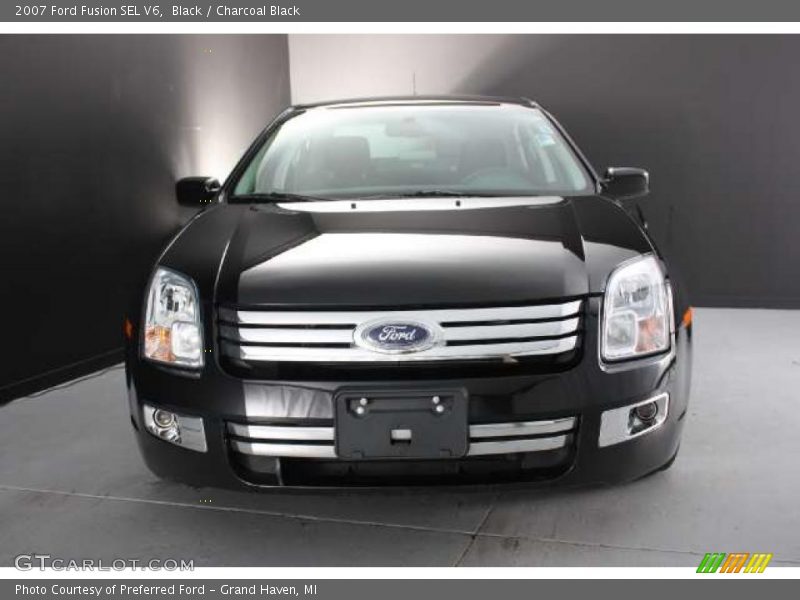 Black / Charcoal Black 2007 Ford Fusion SEL V6