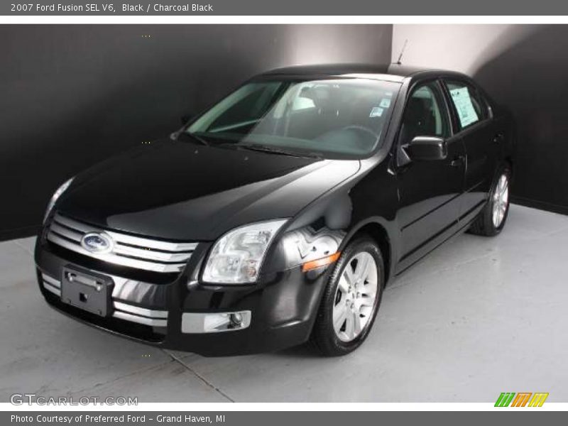 Black / Charcoal Black 2007 Ford Fusion SEL V6