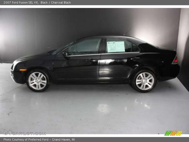 Black / Charcoal Black 2007 Ford Fusion SEL V6