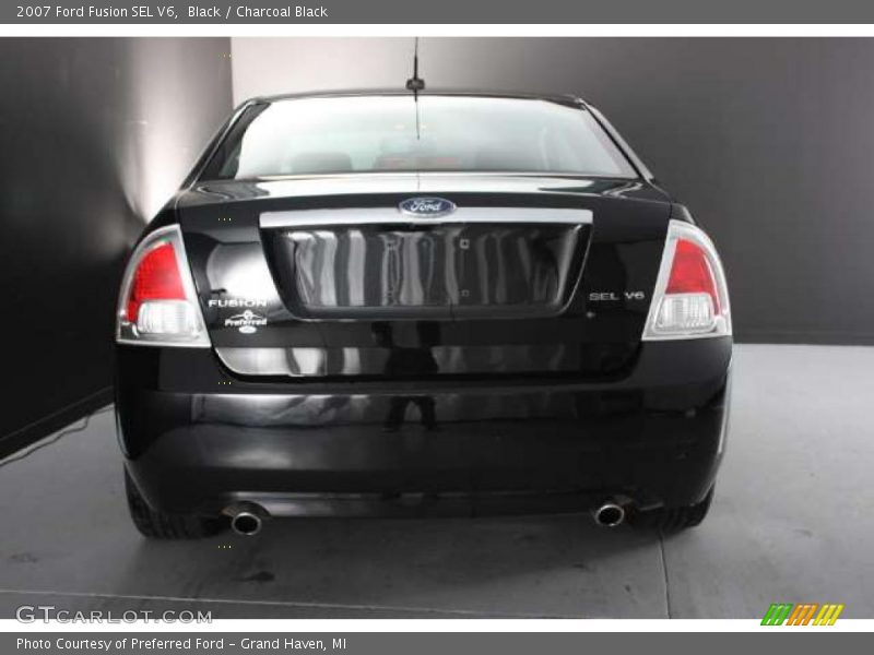 Black / Charcoal Black 2007 Ford Fusion SEL V6