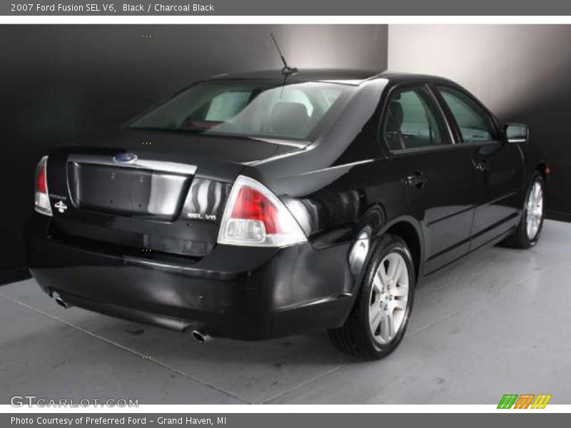 Black / Charcoal Black 2007 Ford Fusion SEL V6