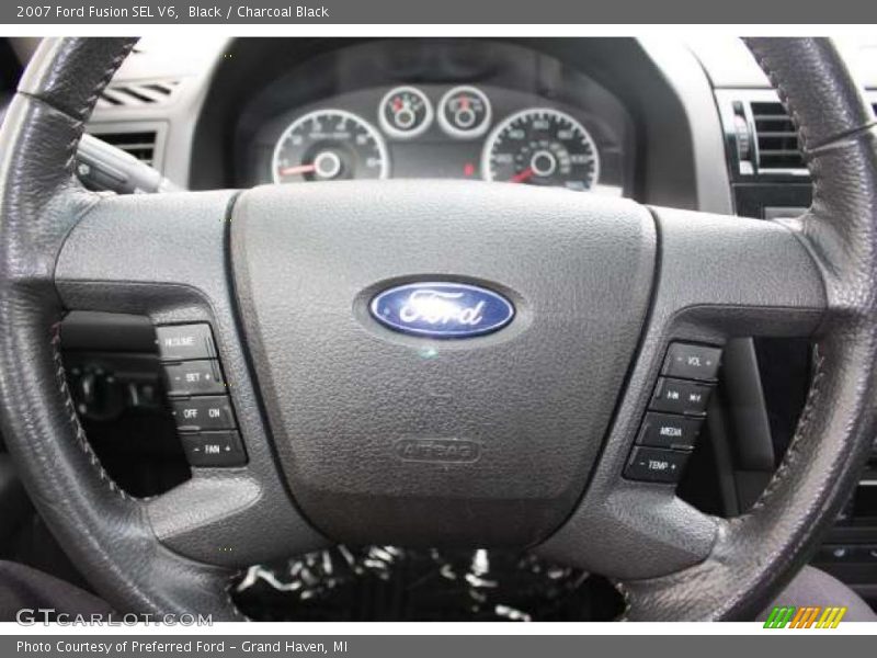 Black / Charcoal Black 2007 Ford Fusion SEL V6