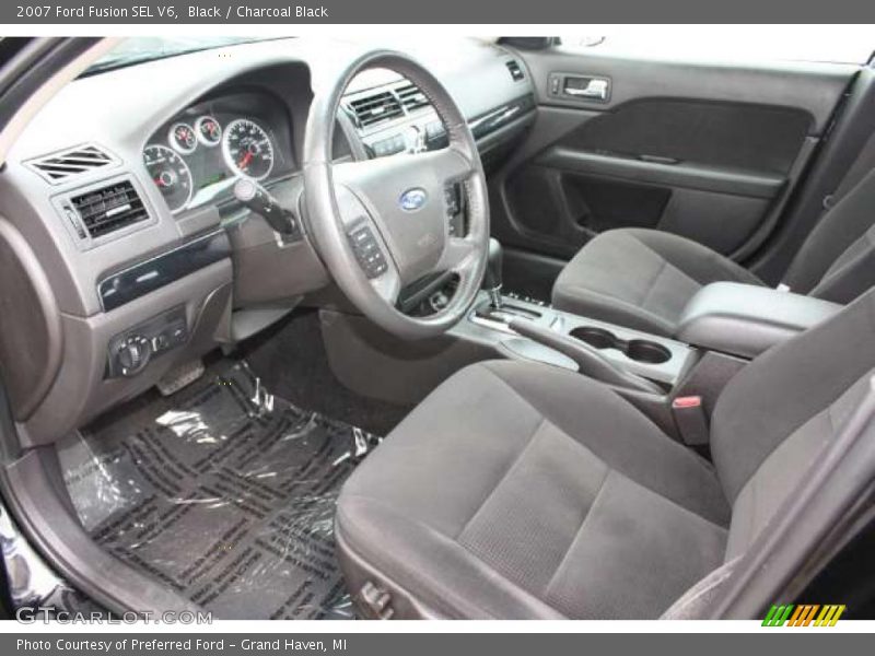 Black / Charcoal Black 2007 Ford Fusion SEL V6