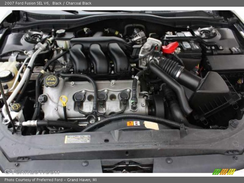 Black / Charcoal Black 2007 Ford Fusion SEL V6