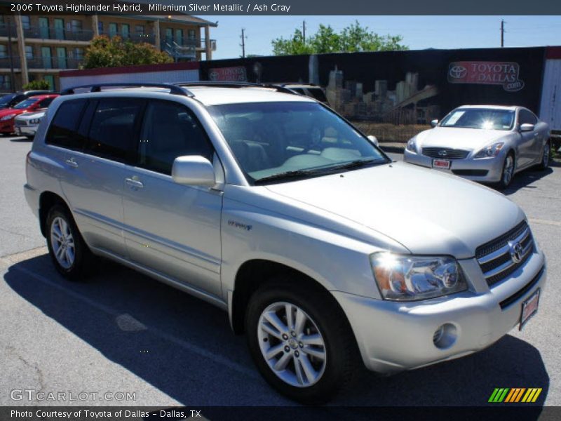 Millenium Silver Metallic / Ash Gray 2006 Toyota Highlander Hybrid