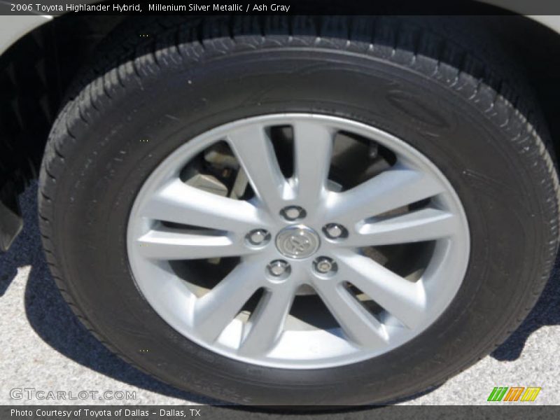 Millenium Silver Metallic / Ash Gray 2006 Toyota Highlander Hybrid