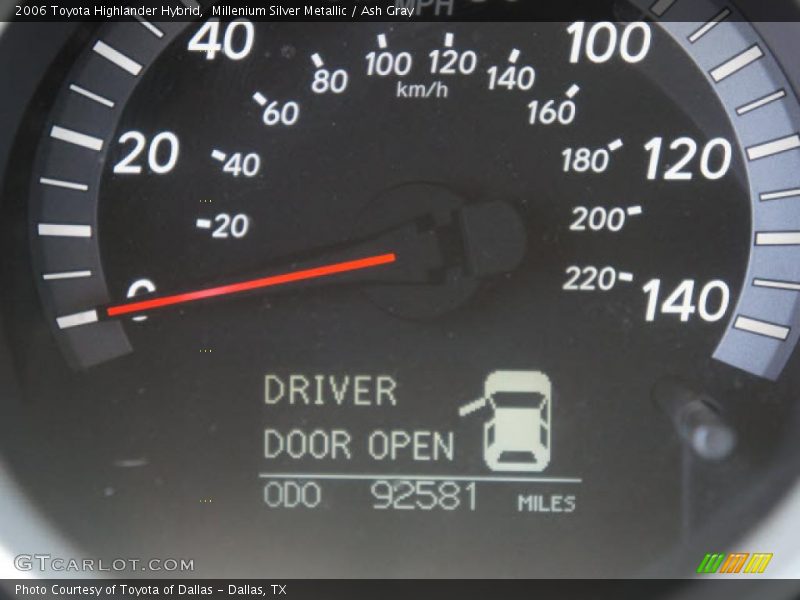 Millenium Silver Metallic / Ash Gray 2006 Toyota Highlander Hybrid