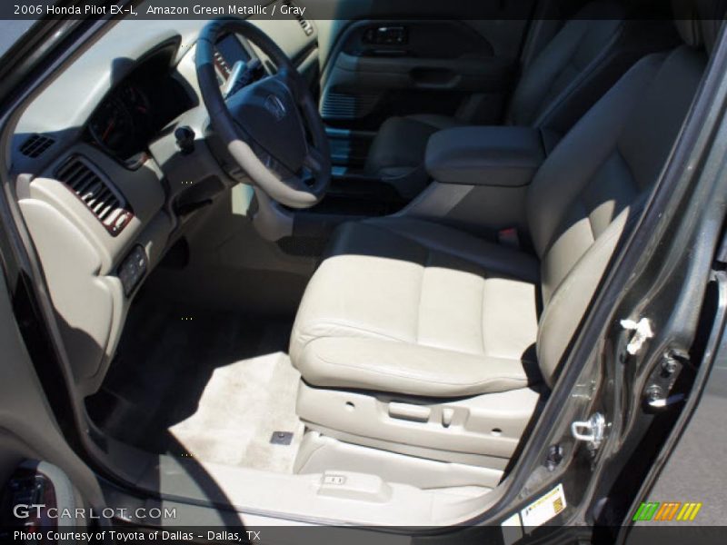 Amazon Green Metallic / Gray 2006 Honda Pilot EX-L