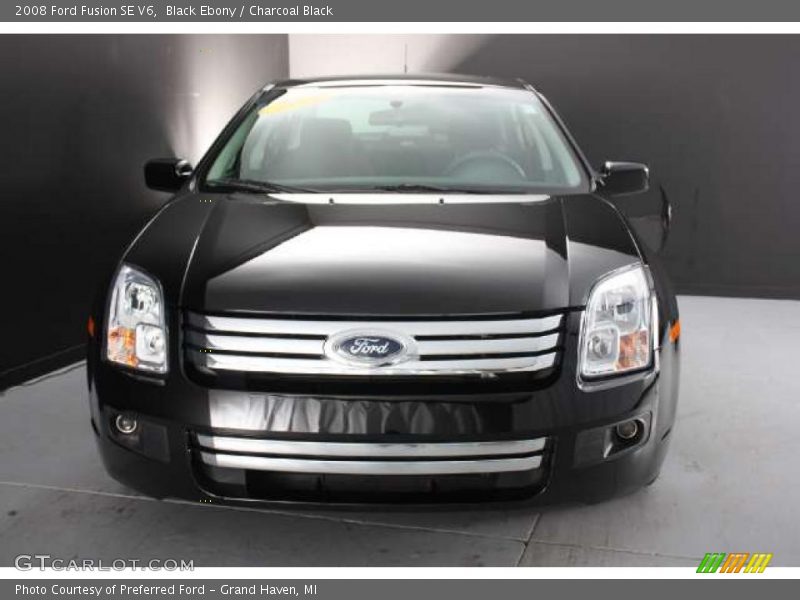 Black Ebony / Charcoal Black 2008 Ford Fusion SE V6