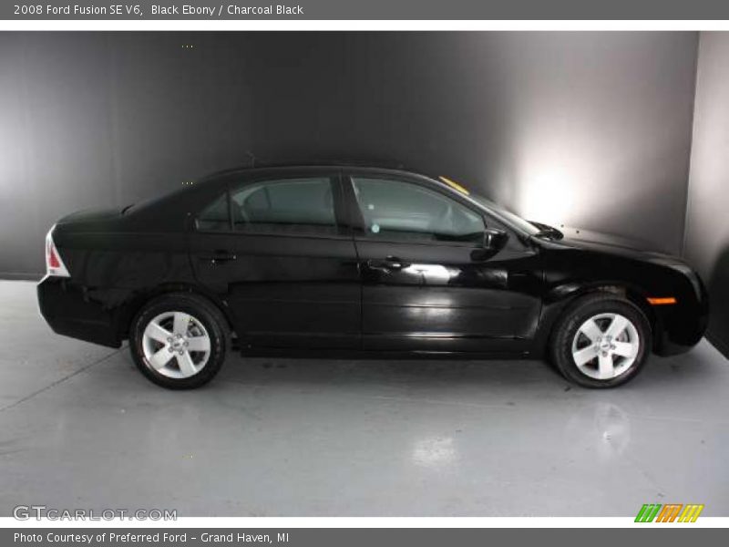Black Ebony / Charcoal Black 2008 Ford Fusion SE V6