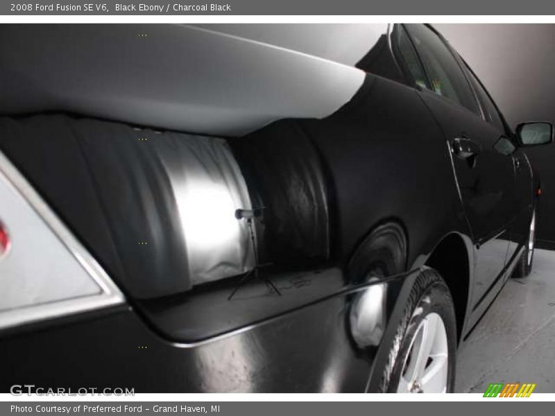Black Ebony / Charcoal Black 2008 Ford Fusion SE V6