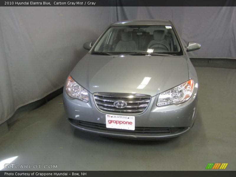 Carbon Gray Mist / Gray 2010 Hyundai Elantra Blue