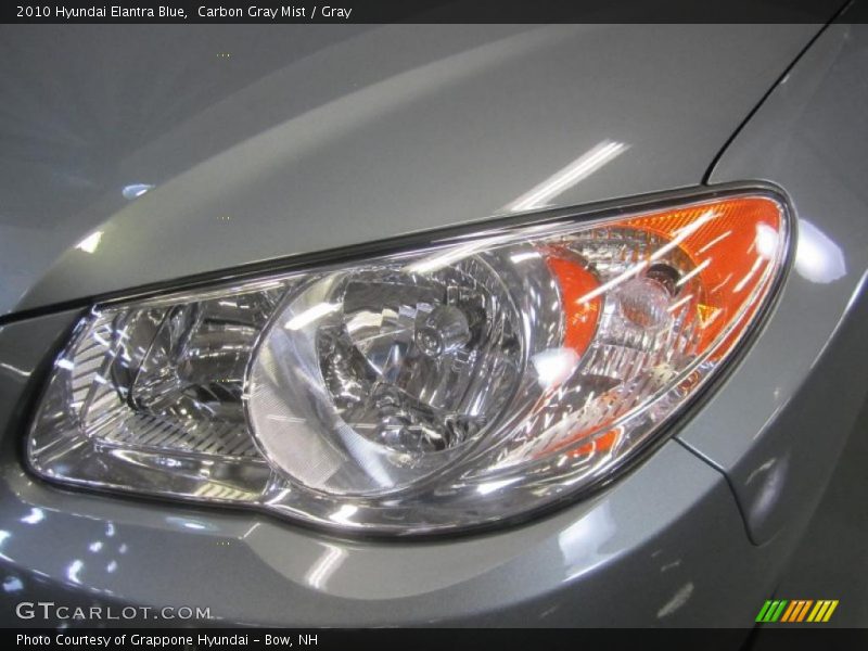 Carbon Gray Mist / Gray 2010 Hyundai Elantra Blue