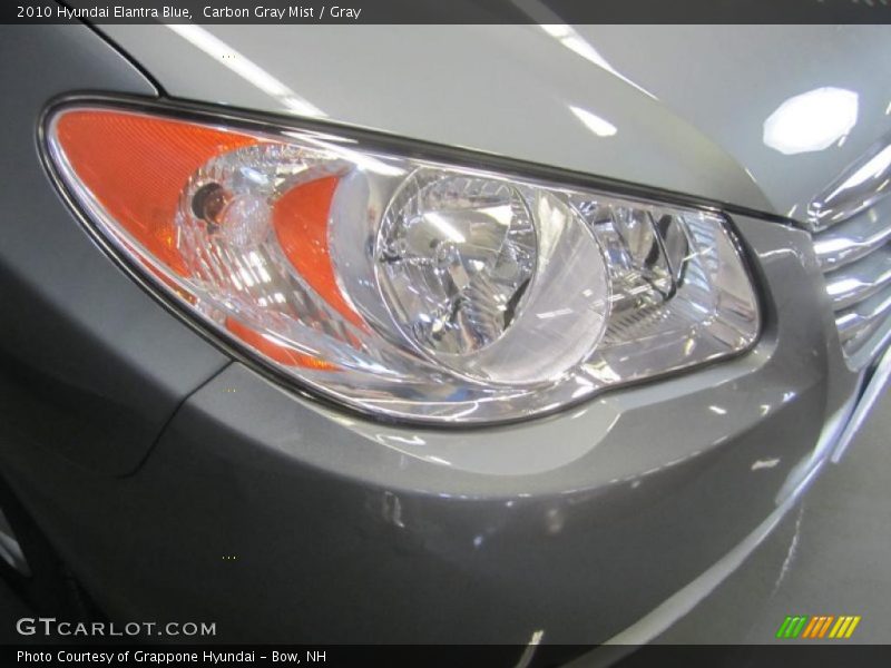Carbon Gray Mist / Gray 2010 Hyundai Elantra Blue