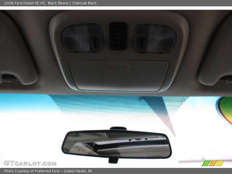 Black Ebony / Charcoal Black 2008 Ford Fusion SE V6