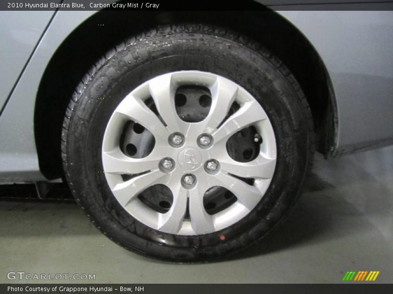 Carbon Gray Mist / Gray 2010 Hyundai Elantra Blue
