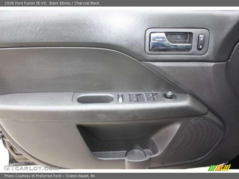 Black Ebony / Charcoal Black 2008 Ford Fusion SE V6