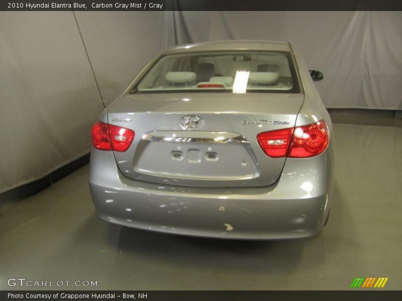 Carbon Gray Mist / Gray 2010 Hyundai Elantra Blue