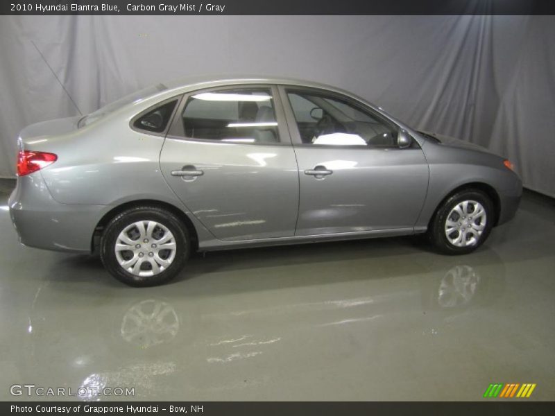 Carbon Gray Mist / Gray 2010 Hyundai Elantra Blue