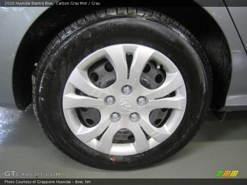 Carbon Gray Mist / Gray 2010 Hyundai Elantra Blue