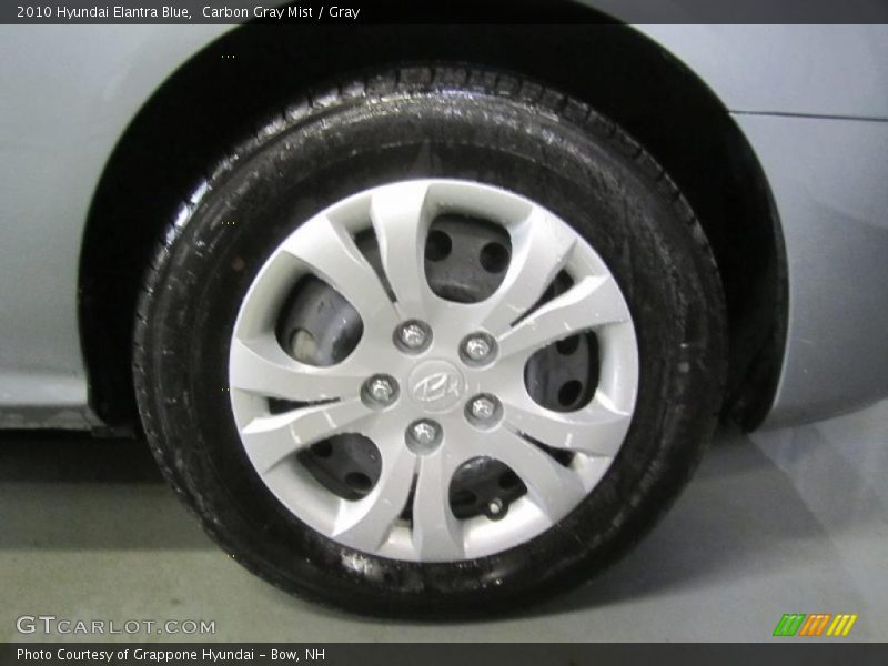 Carbon Gray Mist / Gray 2010 Hyundai Elantra Blue