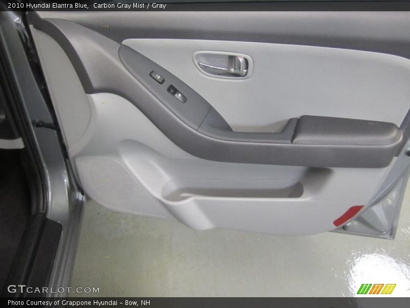 Carbon Gray Mist / Gray 2010 Hyundai Elantra Blue