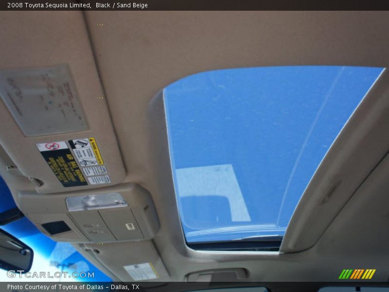 Black / Sand Beige 2008 Toyota Sequoia Limited