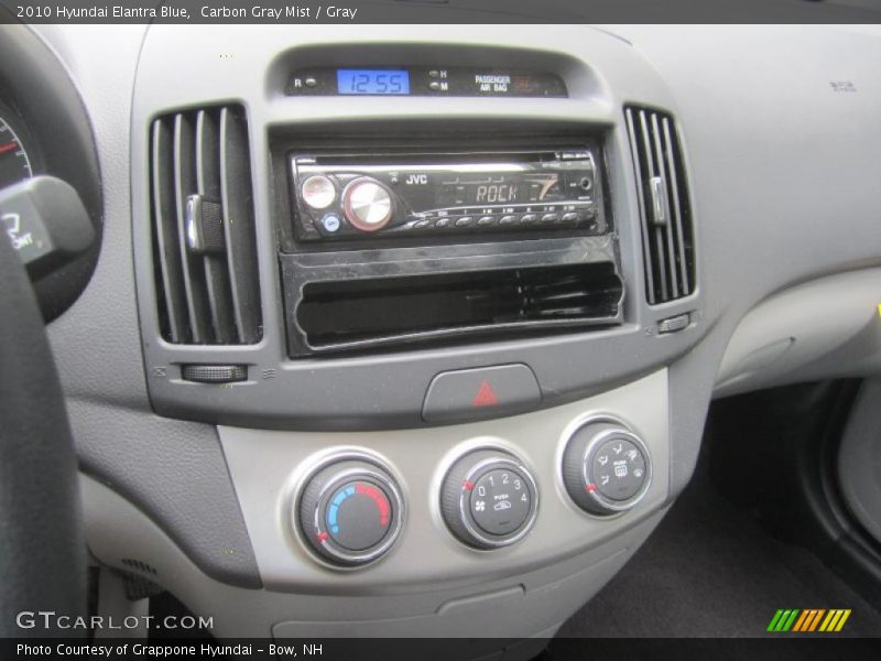 Carbon Gray Mist / Gray 2010 Hyundai Elantra Blue