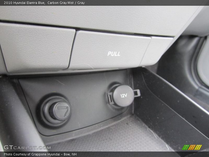 Carbon Gray Mist / Gray 2010 Hyundai Elantra Blue