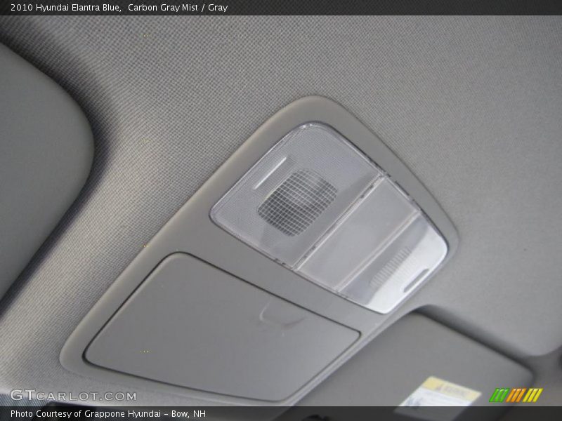 Carbon Gray Mist / Gray 2010 Hyundai Elantra Blue