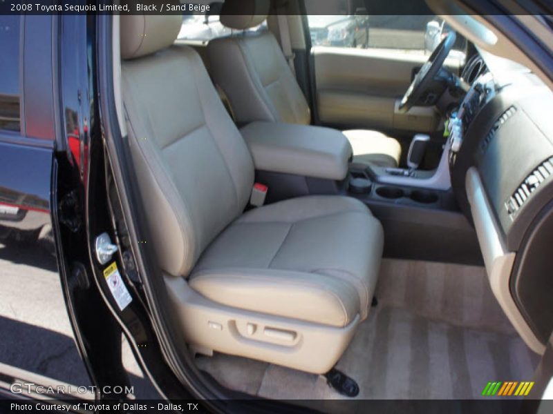 Black / Sand Beige 2008 Toyota Sequoia Limited