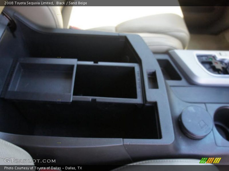 Black / Sand Beige 2008 Toyota Sequoia Limited