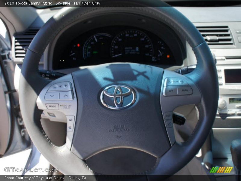 Sky Blue Pearl / Ash Gray 2010 Toyota Camry Hybrid