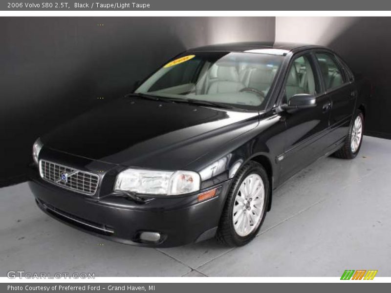 Black / Taupe/Light Taupe 2006 Volvo S80 2.5T