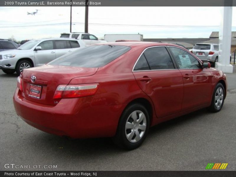 Barcelona Red Metallic / Bisque 2009 Toyota Camry LE