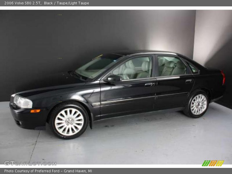 Black / Taupe/Light Taupe 2006 Volvo S80 2.5T