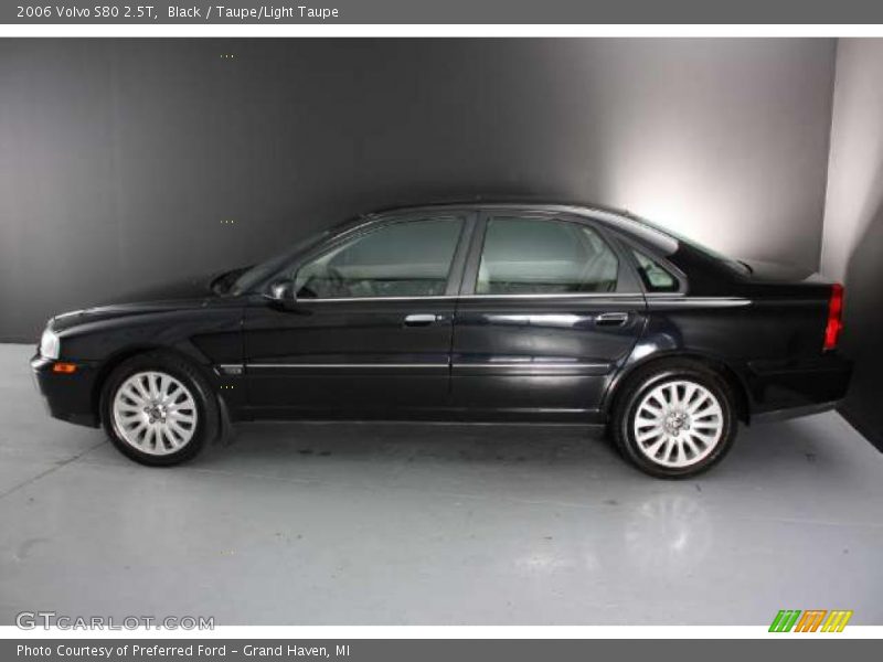 Black / Taupe/Light Taupe 2006 Volvo S80 2.5T